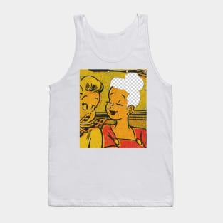 New "Haircut" on Old Comic Tank Top